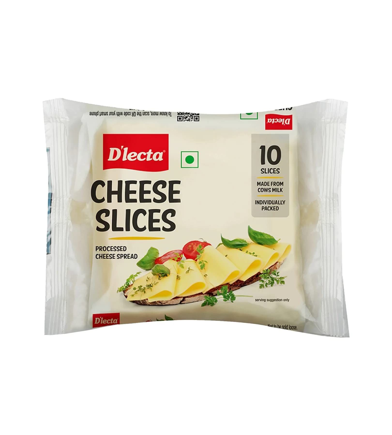 D'Lecta Dlecta Cheese Slices Pouch, 200Gm