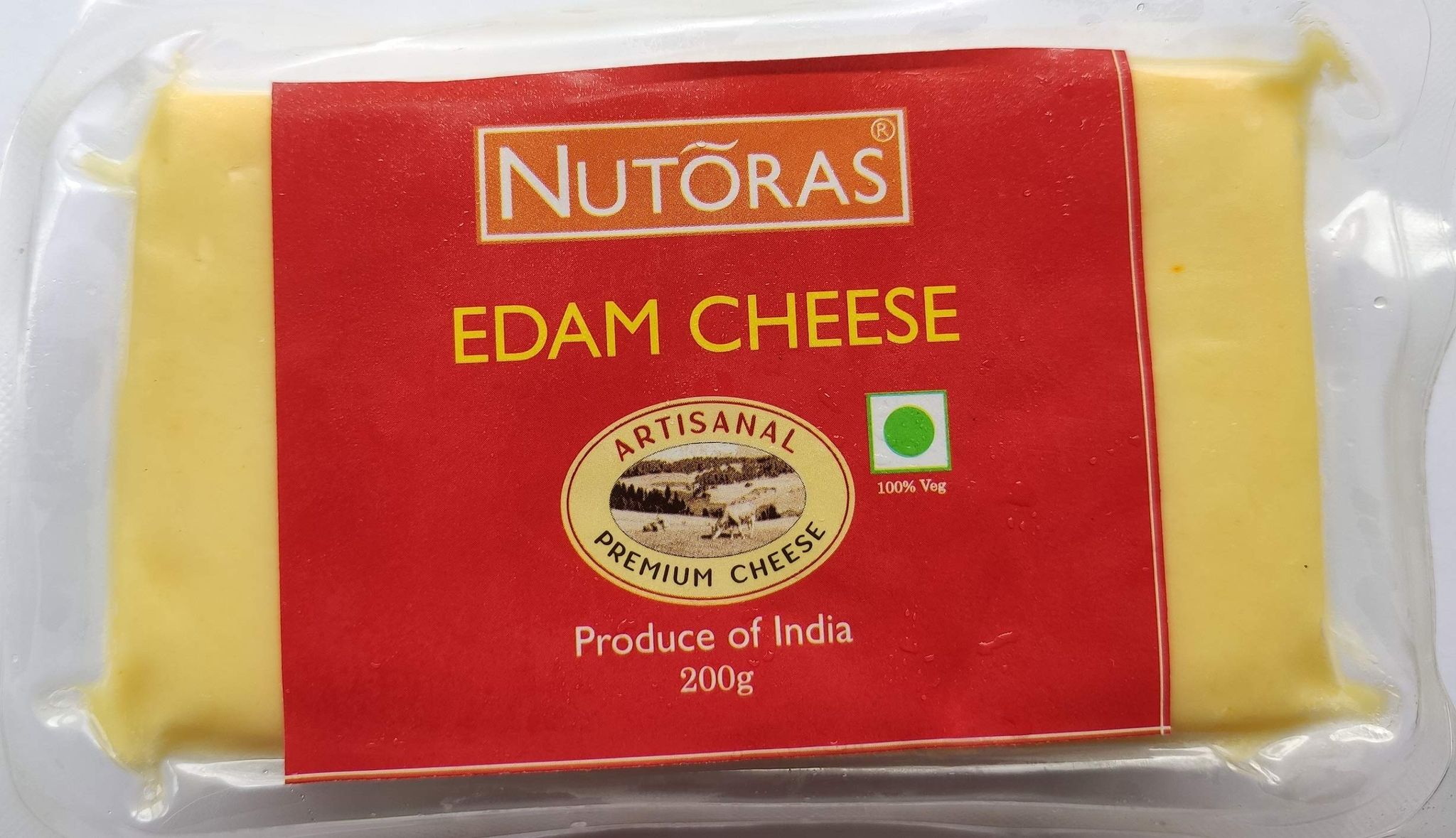 Nutoras Cheese Edam Block, 200 G