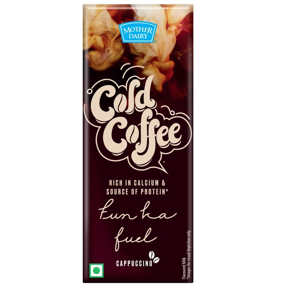 Mother Dairy Ready To Drink Cappuccino Coffee, 200 Ml