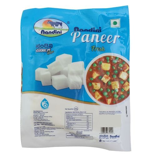Nandini Fresh Paneer, 200 G Pouch