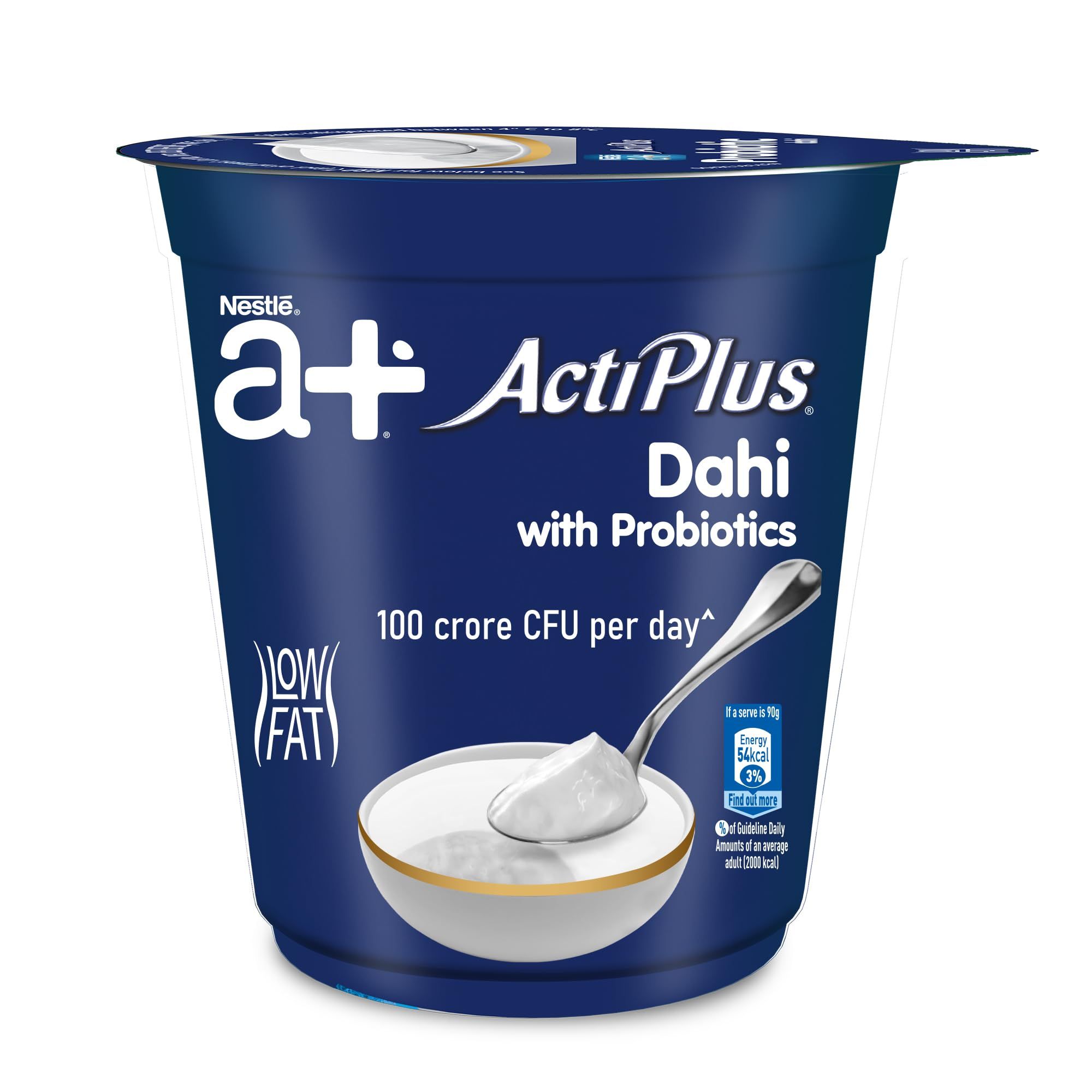 Nestle A+ Actiplus Dahi, 380 G Cup, Probiotic Curd