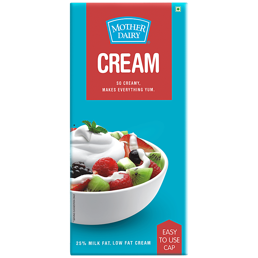 Mother Dairy Cream, Uht, 1 L Carton