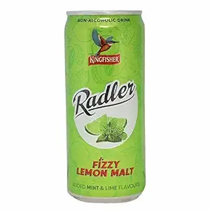 Kingfisher Radler Mint Lime Non Alcoholic Drink, 300Ml Bottle