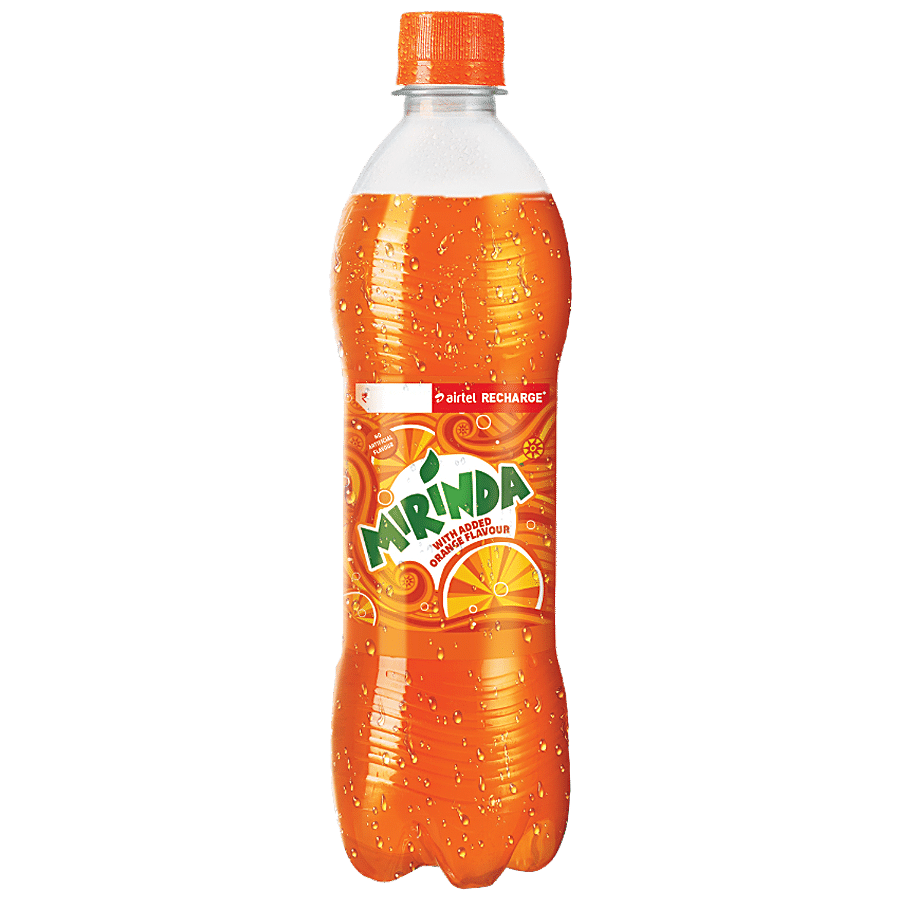 Mirinda Soft Drink, With Added Orange Flavour, 750 Ml