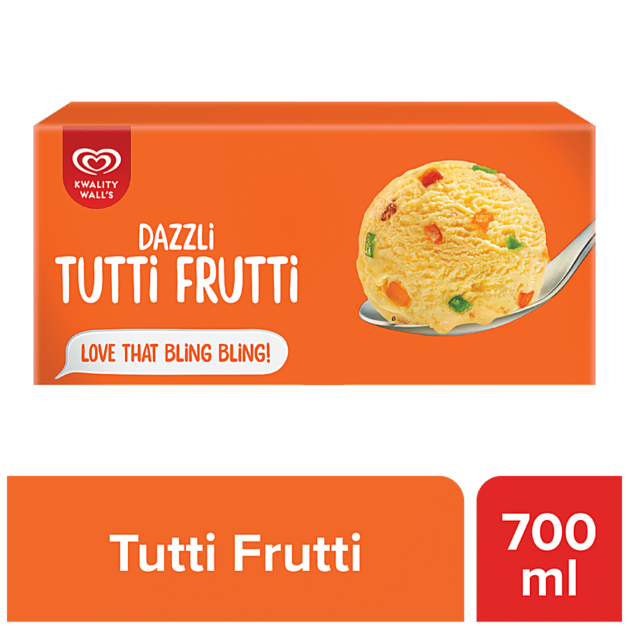 Kwality Walls Frozen Dessert, Tutti Frutti, 700 Ml