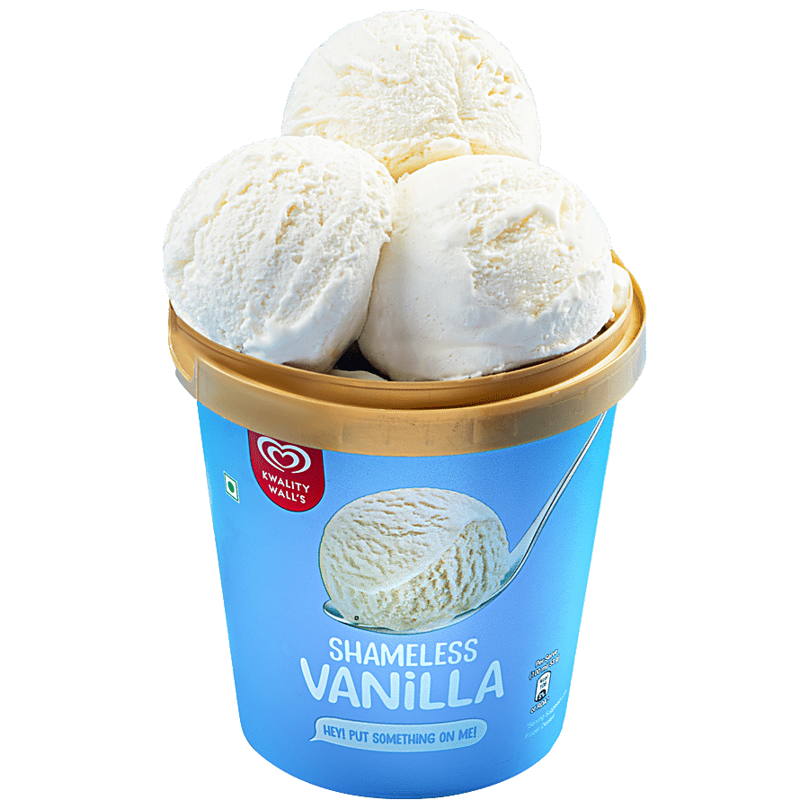 Kwality Walls Frozen Dessert, Shameless Vanilla, 700 Ml