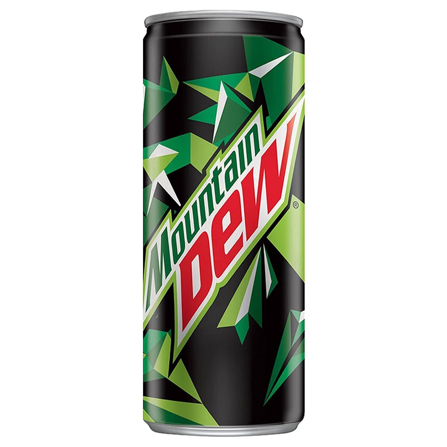Pepsi Mountain Dew Soft Drink, Can, 6 X 250 Ml