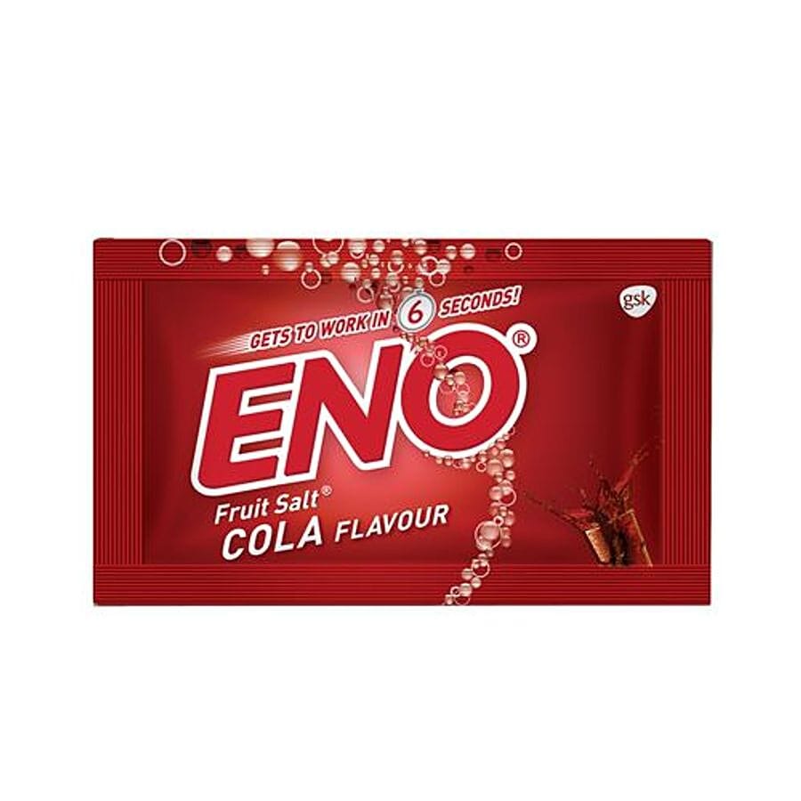 Eno Fruit Salt, Cola Flavor, 5 G Pouch