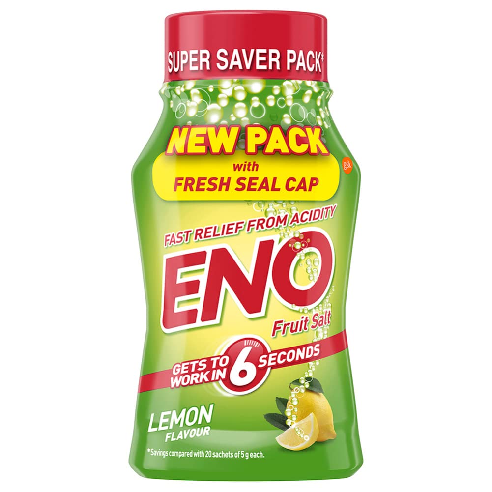 Eno Lemon Digestive Anatacid, 100 G Jar Pack