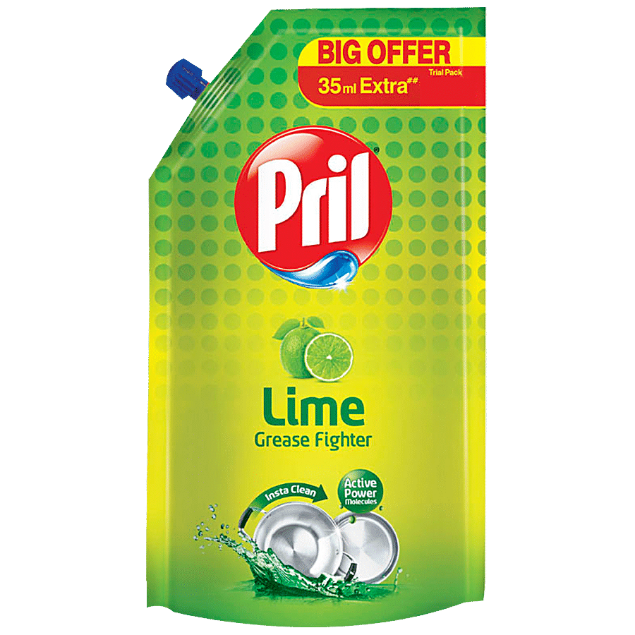 Pril Dishwash Liquid, 105 Ml + 35 Ml Extra