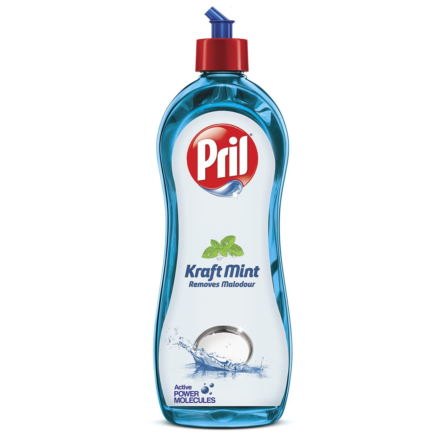Pril Kraft Mint, Malodour Removal Specialist, Insta Clean, Suitable For Cleaning Non, Veg Cooked Utensils Or Strong Smelling Food Was Served, 750Ml