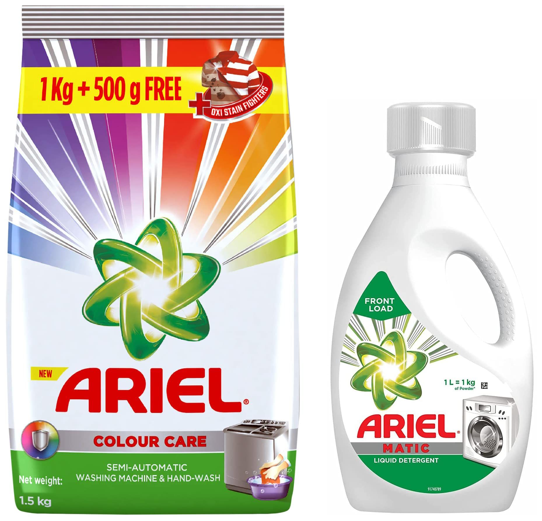 Ariel Colour Detergent Washing Powder, 1.5kg