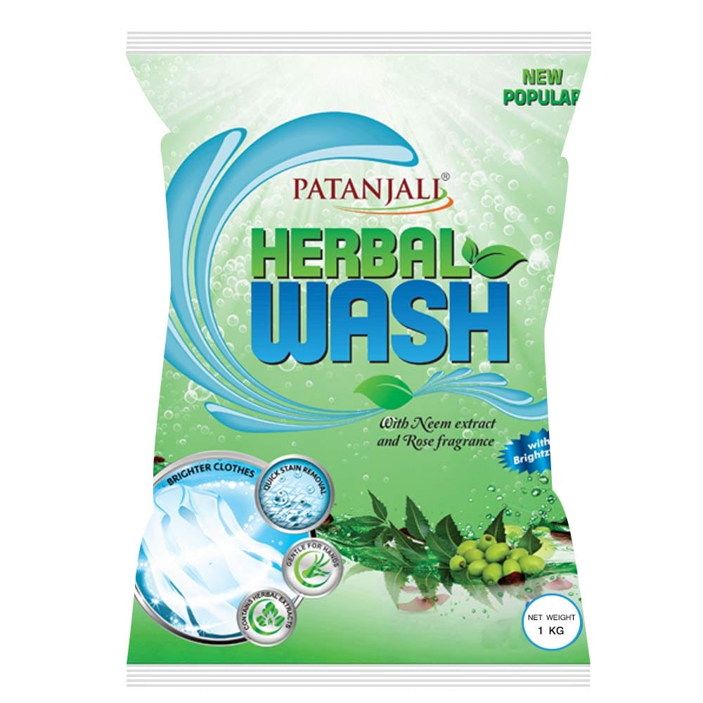 Patanjali Herbal Wash Detergent Powder, 1Kg