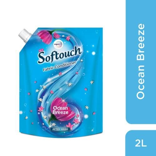 Wipro Softouch Ocean Breeze After Wash Liquid Fabric Conditioner, 2 L