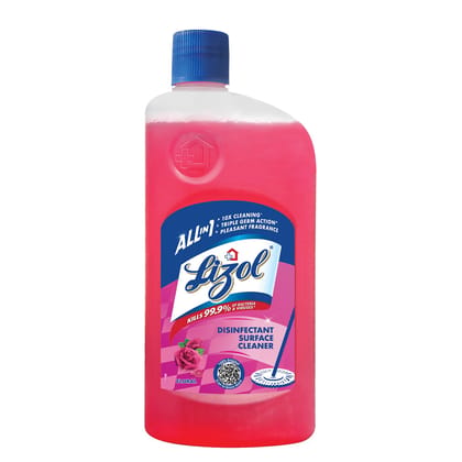 Lizol 1 Litre, Floral, Disinfectant Surface & Floor Cleaner Liquid, Suitable For All Floor Cleaner Mops, Kills 99.9% Germs, India's #1 Floor Cleaner