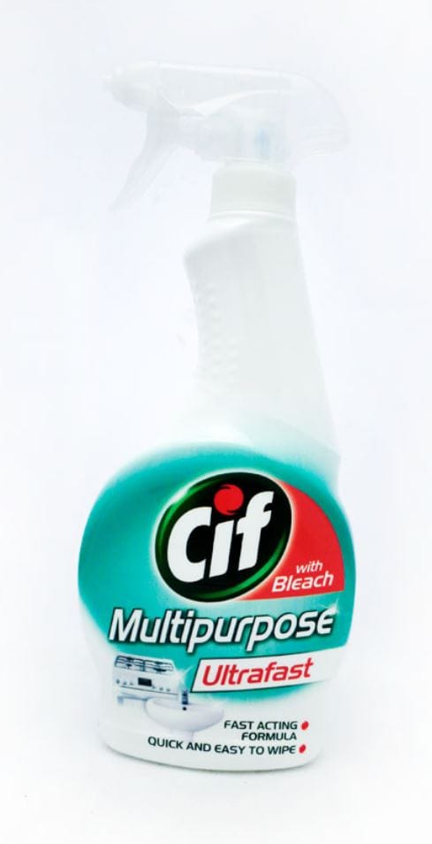 Cif Ultrafast Multi Purpose Spray With Bleach, 450Ml, White
