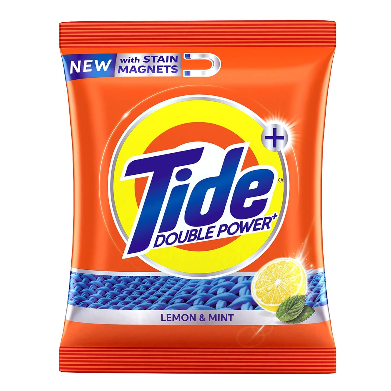 Tide Plus Detergent Washing Powder With Extra Power Lemon And Mint Pack, 500 G