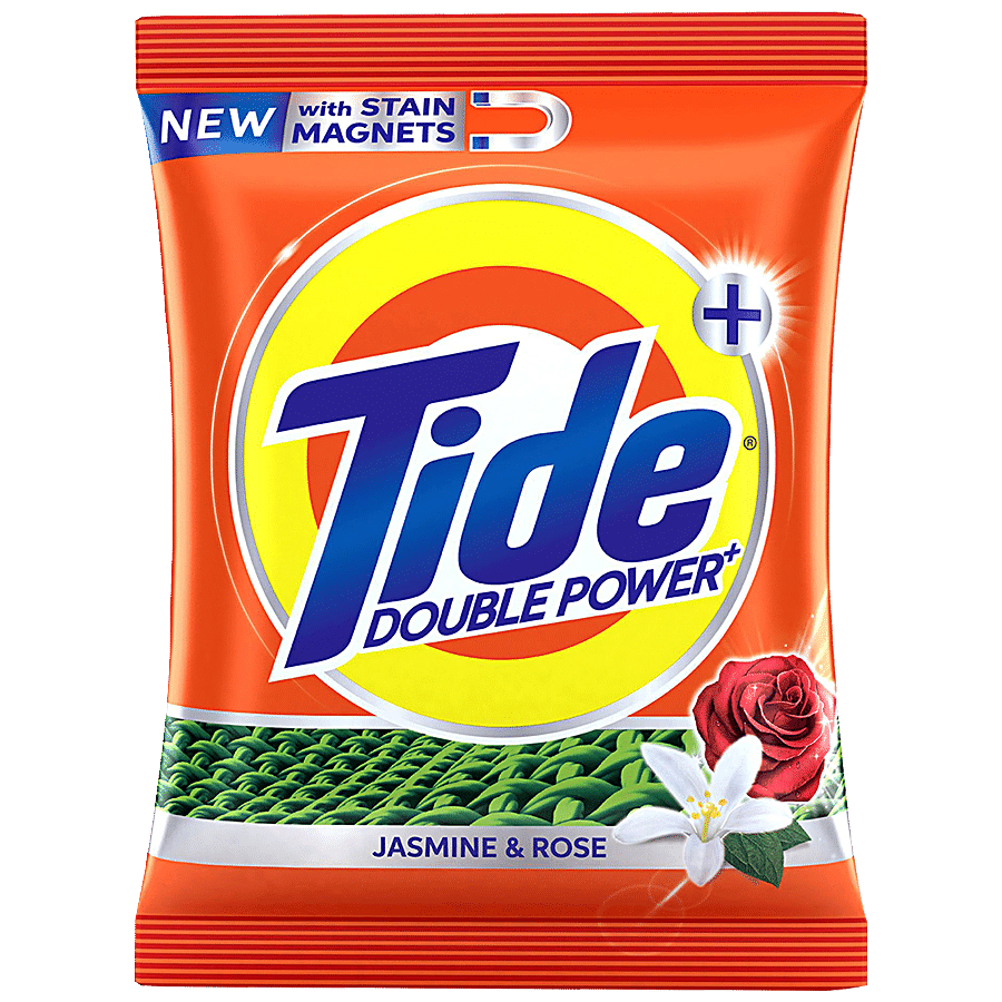 Tide Plus Detergent Washing Powder, Extra Power Jasmine & Rose, 1 Kg
