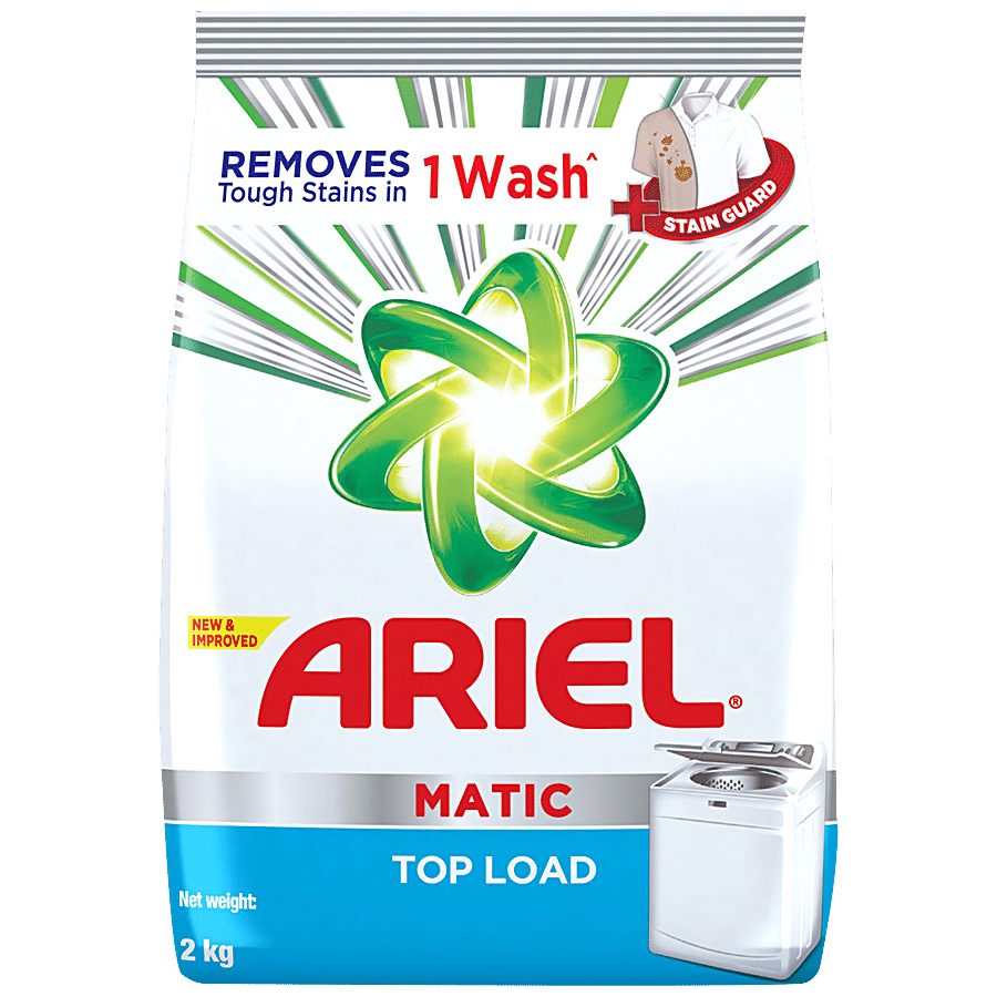 Ariel Detergent Washing Powder, Matic Top Load, 2 Kg