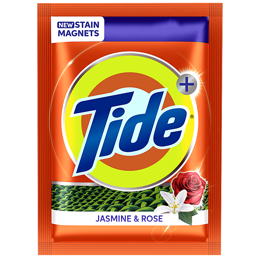 Tide Plus Detergent Powder, Jasmine & Rose, 95 G