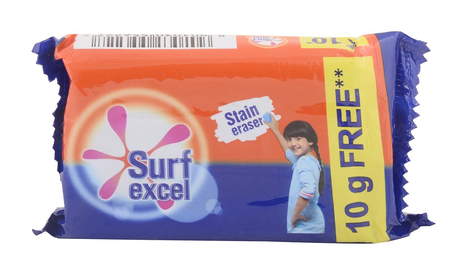 Surf Excel Detergent Bar - Stain Eraser - 90G + 10G Pouch