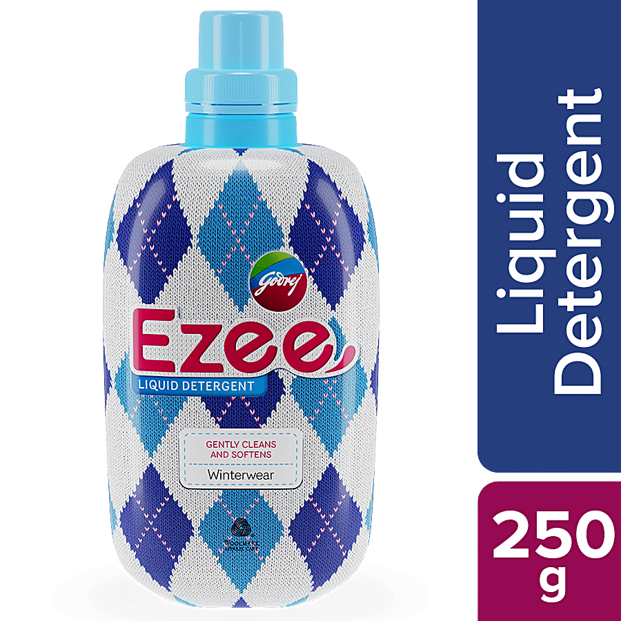 Godrej Ezee Liquid Detergent For Winter Wear, Woolmark Certified, 250 G Bottle