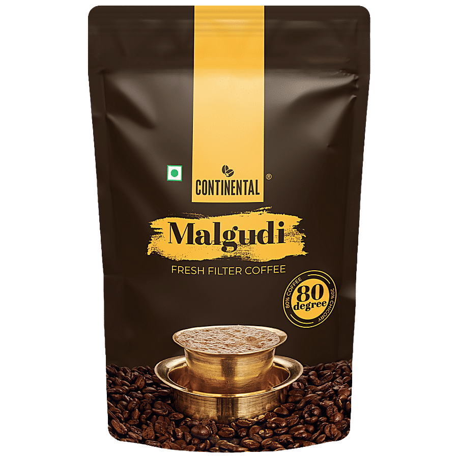 Continental Malgudi Fresh Filter Coffee, 80 Degree, 500 G