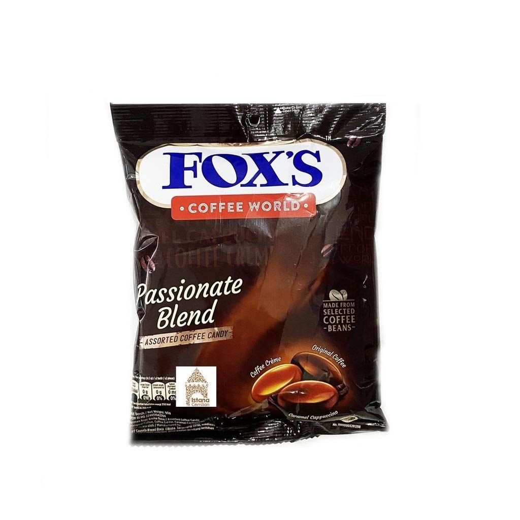 Fox's Coffee World Passionate Blend Assorted Coffee Candy, 3.17 Oz 90 G