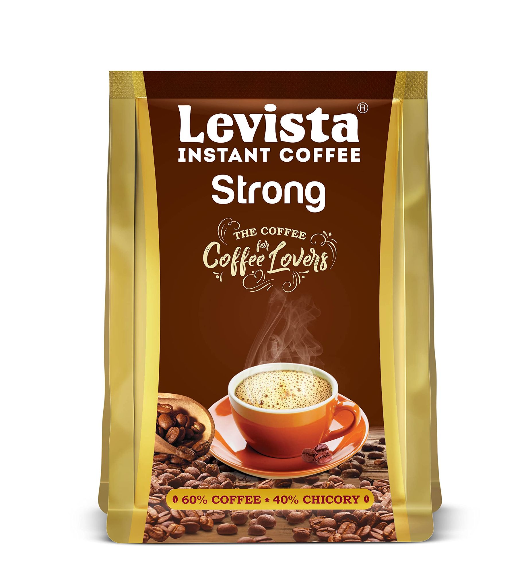 Levista Strong Instant Coffee, 100 Gram Pouch
