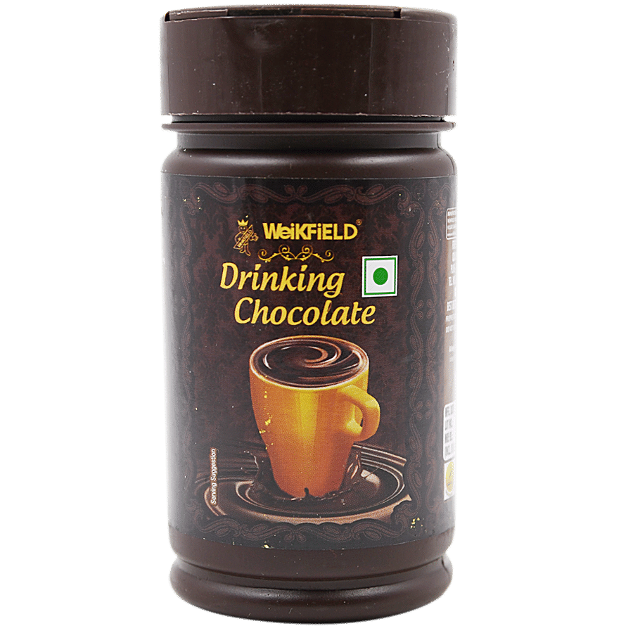 Weikfield Drinking Chocolate Powder, 100 G Bottle