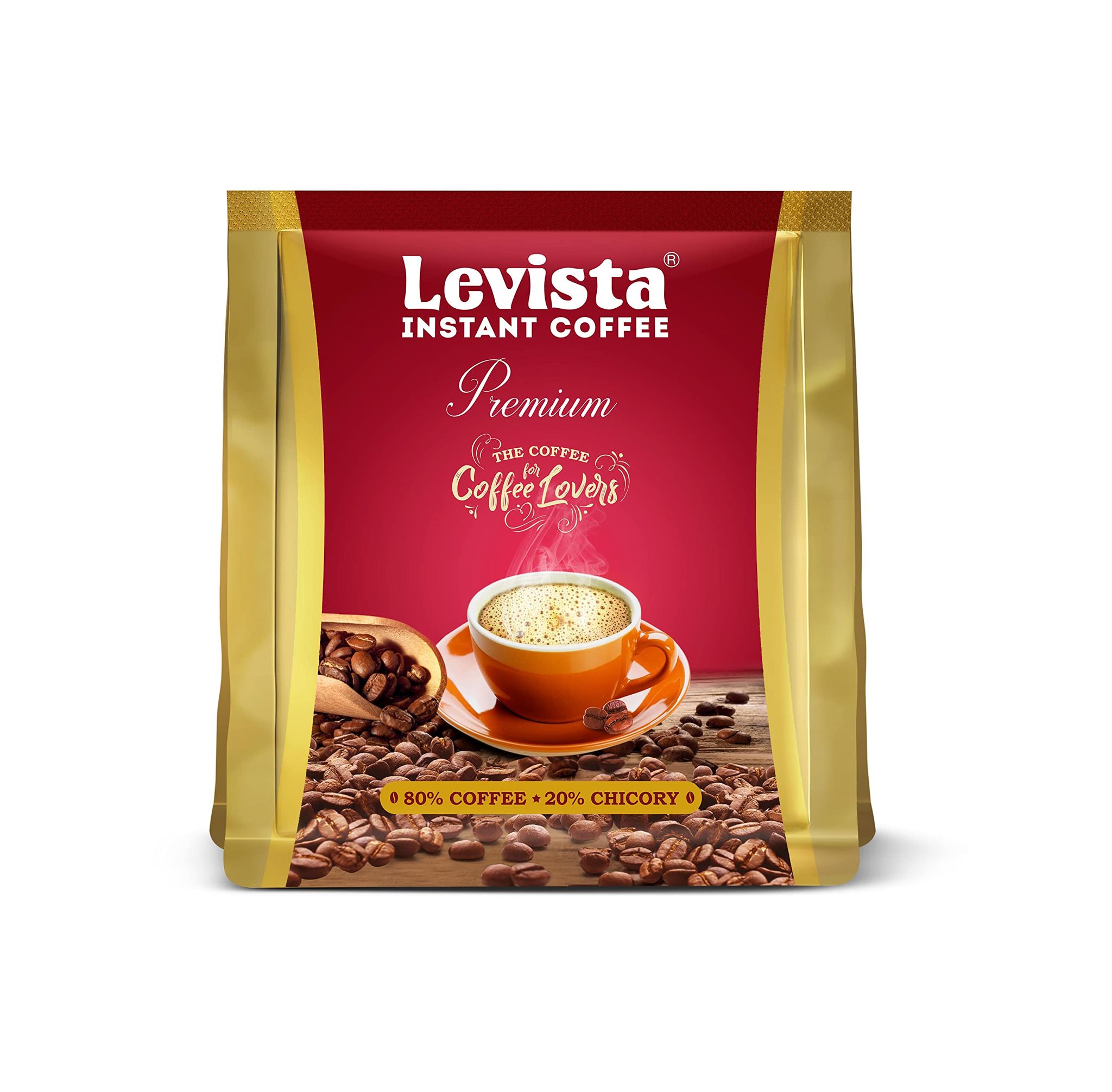 Levista Premium Ground Coffee Bag (50Gm, Almond)
