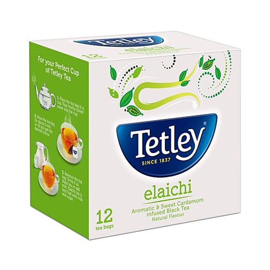 Tetley Elaichi Tea, 24 G (12 Bags X 2 G Each)
