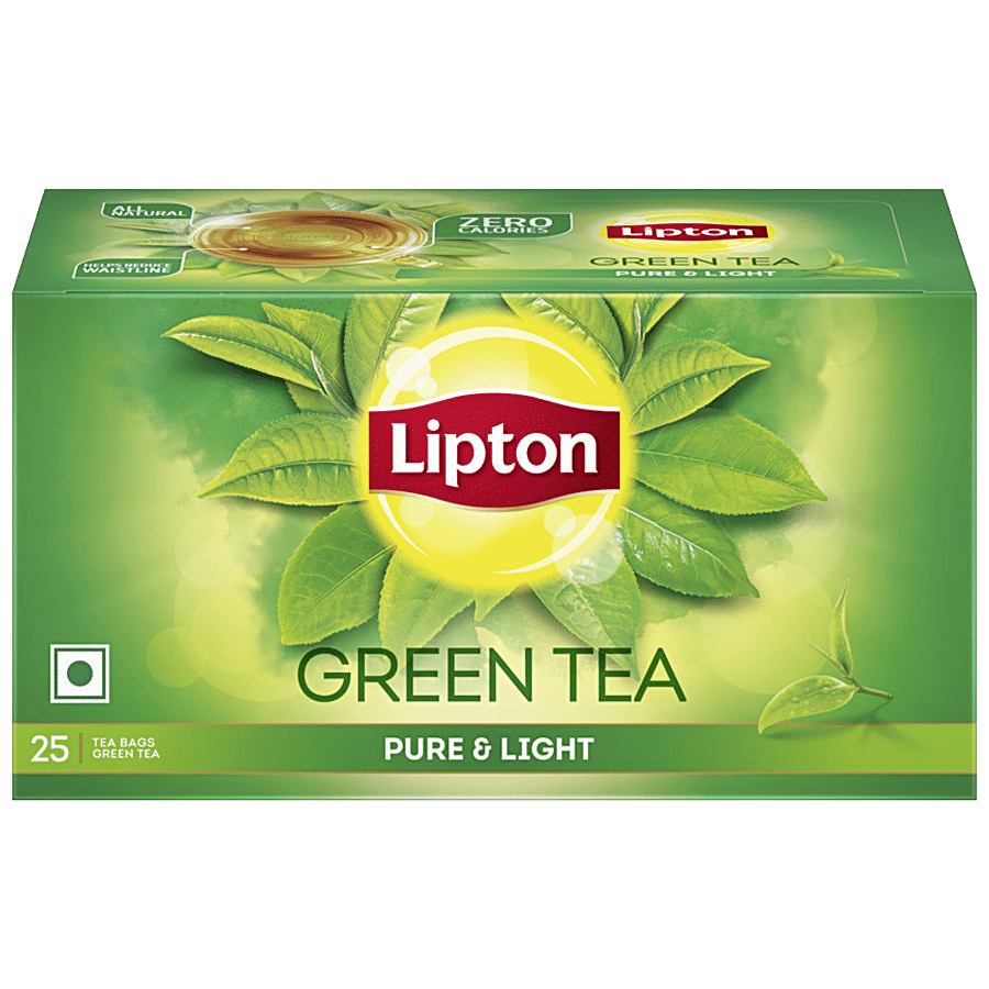 Lipton Pure & Light Green Tea, 32.5 G (25 Bags X 1.3 G Each)