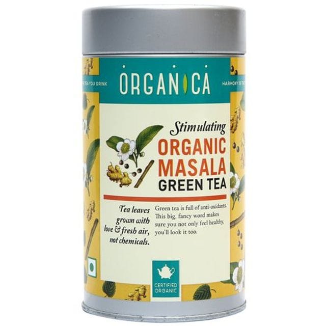 Organica Organic Green Tea, Masala, 100 G