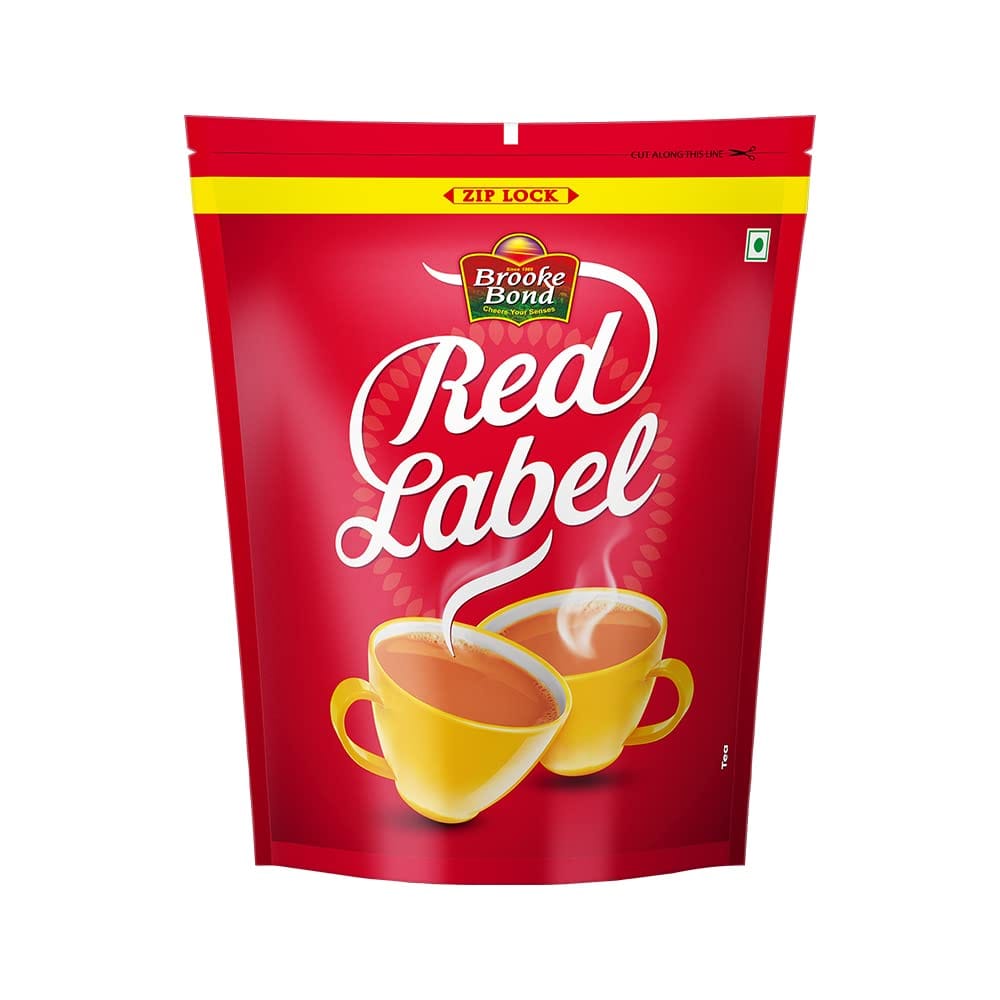 Brooke Bond Red Label Tea, Strong Chai From The Best Chosen Leaves, Rich In Healthy Flavonoids, Premium Powdered Black Tea, 1 Kg Pack