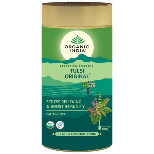Organic India Tulsi Green Tea, Classic, 100 G