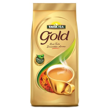 Tata Tea Gold, Black Tea, Pouch, Loose Leaves, 500 Grams