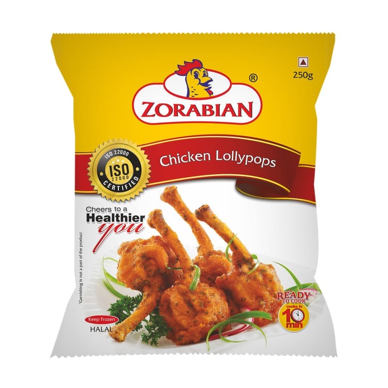 Zorabian Chicken Lollypops, 250 gm