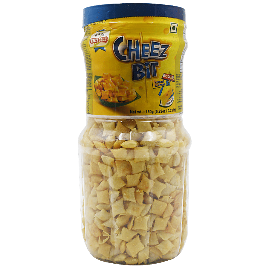 Priyagold Cheez Bit Biscuits, 150 G Jar