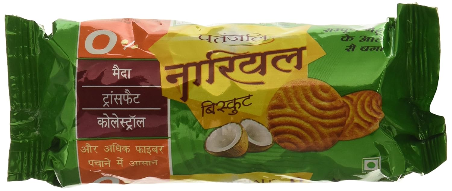 Patanjali Nariyal Biscuits, 100G