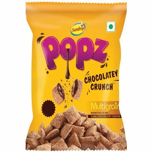 Sundrop Popz – Chocolatey Crunch, Choco Fills, Multigrain Munchies, 23 gm