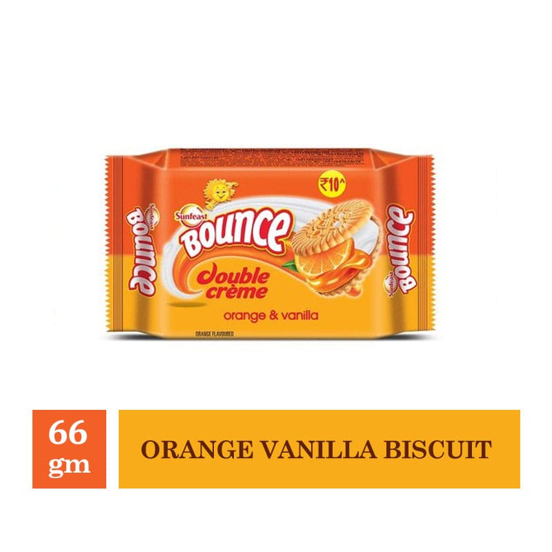 Sunfeast Bounce Orange & Vanilla, 66 gm