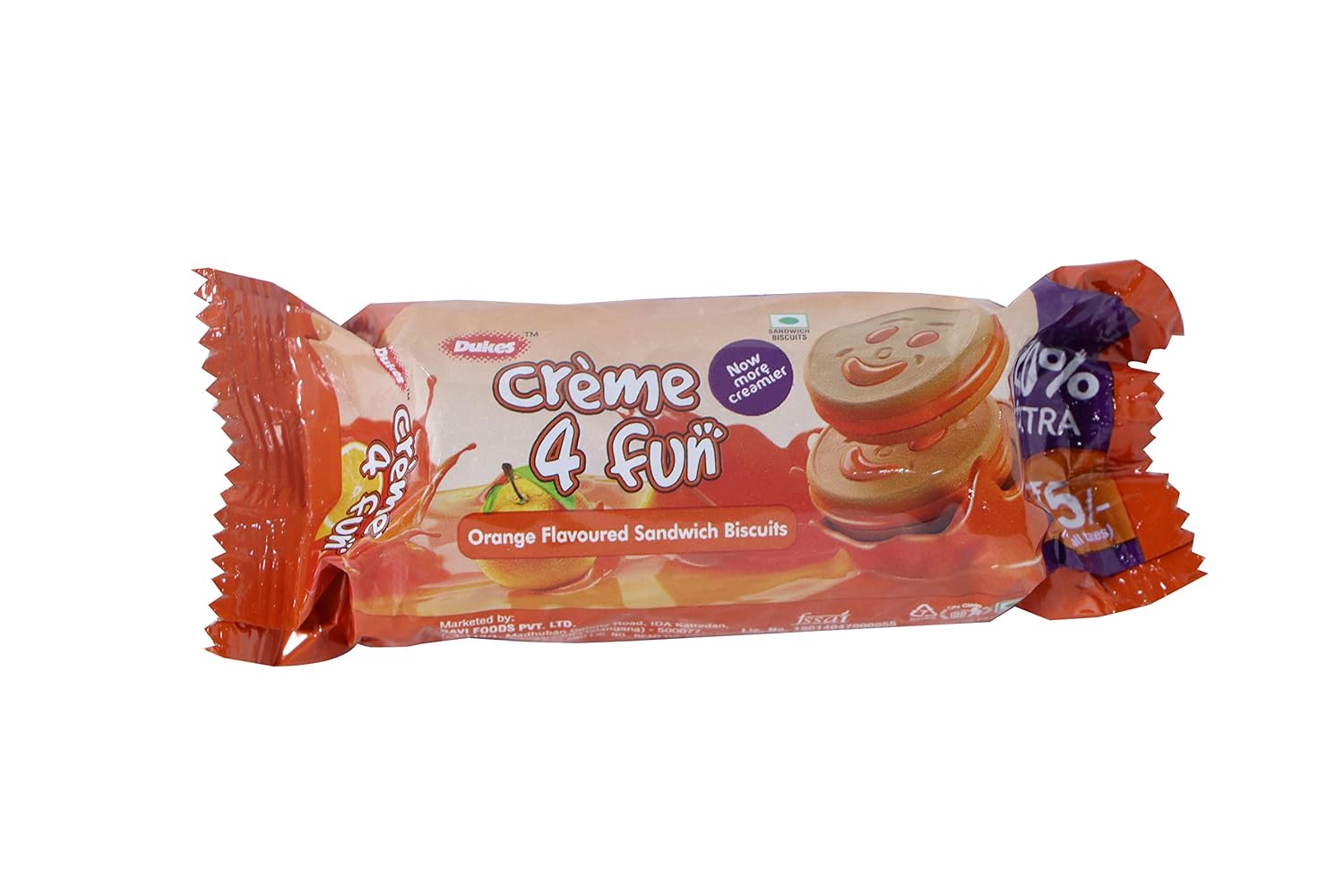 Dukes Crme 4 Fun (Org), 43 G [Pack Of 10]