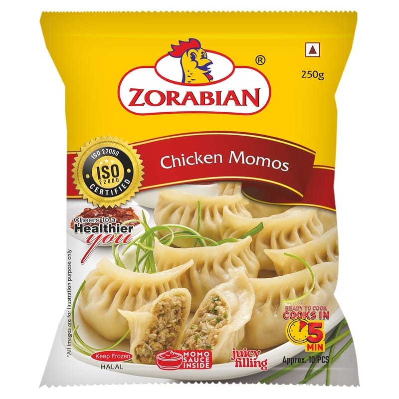 Zorabian Chicken Momos, 250 gm