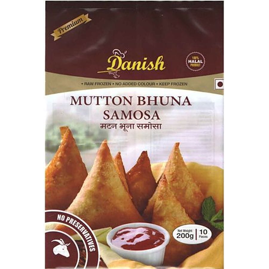 Danish Premium Mutton Bhuna Samosa, 200 G