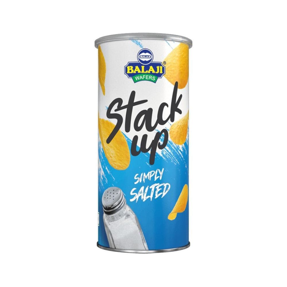 Balaji Wafers Stack Up Simply Salted, 60 gm