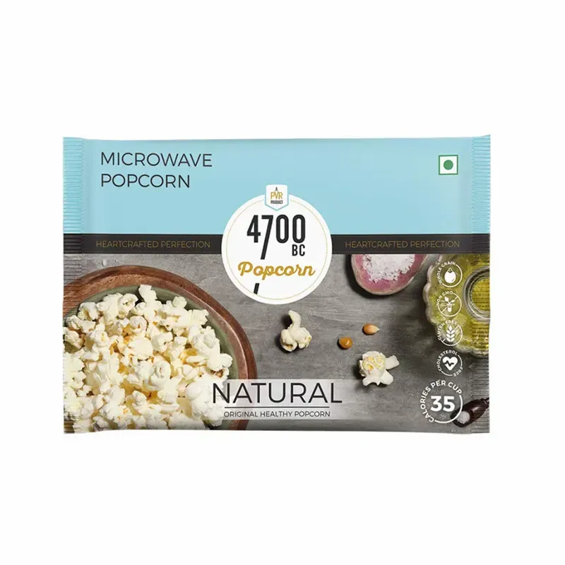 4700Bc Microwave Popcorn Natural Original Healthy Popcorn, 85 gm