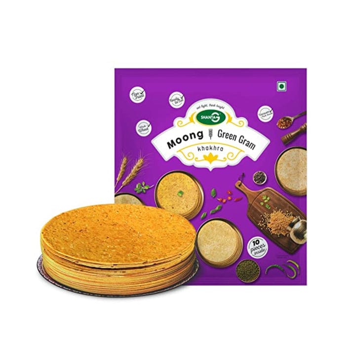 Shanta G Round Moong Khakhra, 200 gm