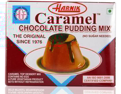Harnik Chocolate Caramel Pudding (Pack of 5) - 450 Gm