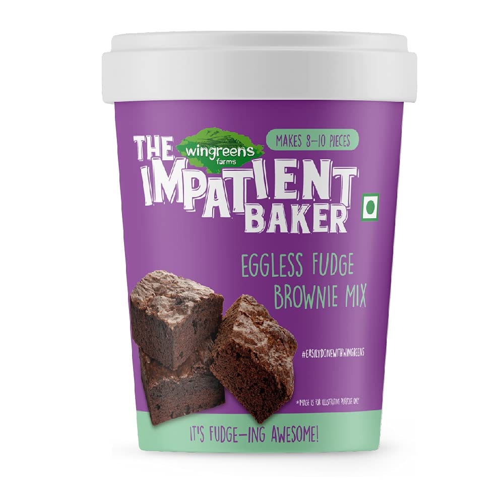 WINGREENS FARMS IMPATIENT BAKER EGGLESS FUDGE BROWNIE MIX